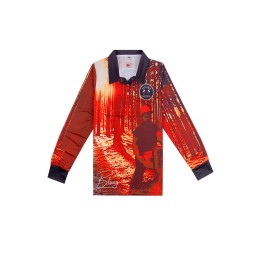 Design Contrasting Color Men's Long Sleeve Collar Dye Sublimation Polo Shirt Customized Dye Sublimation Tree Polo Shirt Dye Sublimation Supplier P1473 Design Contrasting Color Men's Long Sleeve Collar Dye Sublimation Polo Shirt Customized Dye Sublimation Tree Polo Shirt Dye Sublimation Supplier P1473
